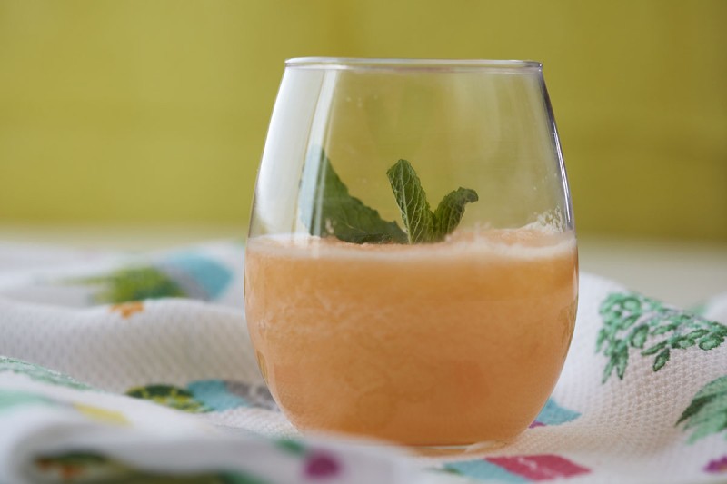 Cantaloupe and Mint Granita